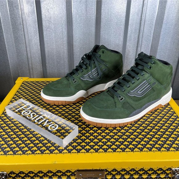 Bally King Tamarak Leather High Top Sneakers US 7 - Picture 2 of 6